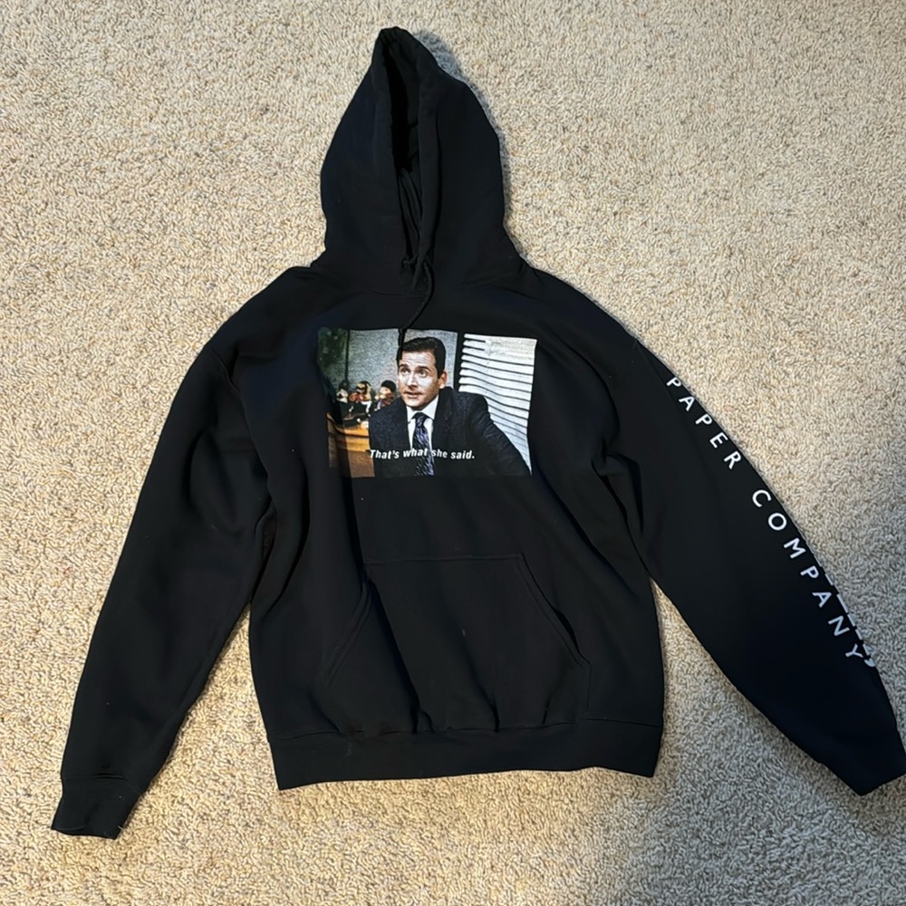 Black “that’s what she said” sweatshirt